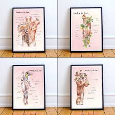 Gift For Massage Therapist Floral Anatomy Massage Room Art Etsy Massage Room Therapy Office Decor Massage Room Decor