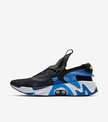 Wie bewerten sie diesen artikel? Nike Adapt Huarache Black Racer Blue Erscheinungsdatum Nike Snkrs De