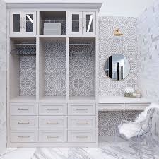 One Of Our Newest Vignettes In Our Daytona Florida Showroom This Closet Features Remy Cement Tile In Damsel On T Cement Tile Calacatta Timeless Color Palette