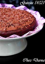 Gateau Au Chocolat 54321 حلوى الشكلاط Chez Darna Gateau Chocolat Gateaux Et Desserts Chocolat