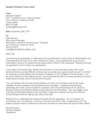 Cover letters are your first impression, so make it a good one. Best College Instructor Cover Letter Examples Image Collection
