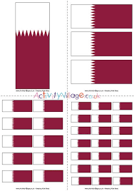 The flag of qatar was adopted in 1971. Qatar Flag Printable
