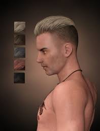 Pompadour Trend Hair For Genesis 3 Male S 3d Models For Poser And Daz Studio Pompadour Mens Hairstyles Hair