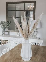 Pampas Grass Decor Center Table Decor Living Room Center Dining Table Accessories