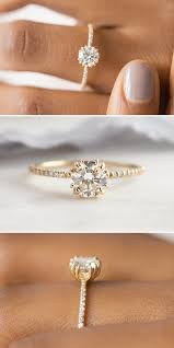Rose Gold Diamond Ring Diamond Cluster Ring In Rose Gold Dainty Diamond In 2020 Vintage Engagement Rings 14k Yellow Gold Engagement Ring Emerald Engagement Ring Set