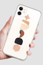 Minimalist Shapes Clear Phone Case For Iphone 12 11 Pro Max Xr Etsy Minimalist Iphone Iphone Cases Apple Phone Case