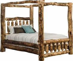Best headboard ideas diy headboards white. Rustic Aspen Log Canopy Bed Rustic Canopy Beds By Furniture Barn Usa Houzz