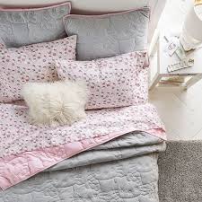 Twin, twin xl, full, queen, and king. Hello Kitty Reversible Jersey Quilt Sham Pottery Barn Teen