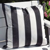 Add a brand new look to your outdoor spaces. White Black Striped Throw Pillows You Ll Love In 2021 Wayfair