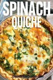 This Easy Spinach Quiche Is Made With Feta And Cheddar For A Delicious Flavor Combination Perfect Fo Quiche Recipes Quiche Recipes Easy Spinach Quiche Recipes