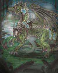 Art] [OC] Ancient Green Dragon spore druid : rDnD