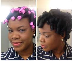This is thought to look more natural and the uniform and defined curls you. Perm Rod Set On Natural Hair Galhairs