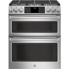 Ge Cafe 6 Burner 7 Cu Ft Self Cleaning Slide In Convection Gas Range Stainless St Gas Range Double Oven Double Oven Electric Range Double Oven Range