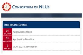 Clat registration 2021 last date was extended until june 15, 2021. Clat 2021 Application Process To Begin From 1st January At Consortiumofnlus Ac In Check Details Here India Com