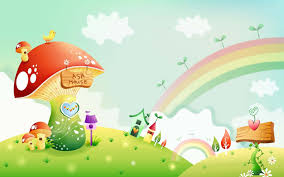 Watercolor set of forest animals and plants in a cartoon style. 1920x1200 Mushroom House Beyond The Rainbow Spring Cartoon 1920x1200 Wallpaper Teahub Io