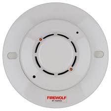Ecoey smoke alarm fire detector, battery included photoelectric smoke detector with test button and low battery. Firewolf Photoelectric Smoke Detector With Sounder