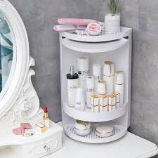 rotating bathroom corner shelf cabinet