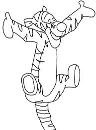 Tigger from winnie the pooh coloring pages. Winnie The Pooh Coloring Page Tigger Spring All Kids Network