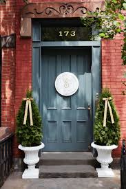 Orange walls keep a blue and white space from seeming too sleepy or stark, but choose this energizing shade carefully. The Best Front Door Paint Colors Martha Stewart