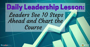 Daily Leadership Lesson Leaders See 10 Steps Ahead And