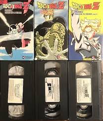 This video is the resul. Dragon Ball Z Vhs 3 Tapes Frieza Death Perfect Cell Trunks Uncut Nr 9 Episodes Ebay