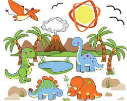 dinosaurio sala etiqueta arte nino t rex triceratops volcan etsy decal wall art dinosaur mural boys room wall art