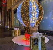 Customized Outdoor 3D Large Festival Illuminated Hot Air ...