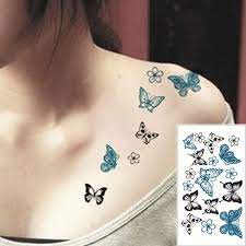 25 Stil Mini Gecici Dovme Vucut Sanati Siyah Kelebek Tasarimlar Flas Dovme Etiket 3 5 Gun Tutmak Su Gecirmez 10 5 6 Cm Body Art Flash Tattoo Tattoos