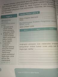 Tabel Kontak 10 Jenis Limbah Lunak Brainly Co Id