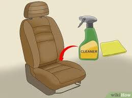You can try following diy techniques to clean the same. How To Clean Leather Car Seats 11 Steps With Pictures Wikihow