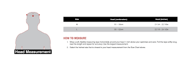 Icon helmet sizing chart for men and women. M1 Evo Mountain Bike Helmet Sena