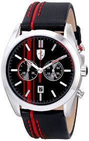 Men Watches Ferrari Men S 0830177 D 50 Analog Display Quartz Black Watch Luxury Watches For Men Watches For Men Wristwatch Men