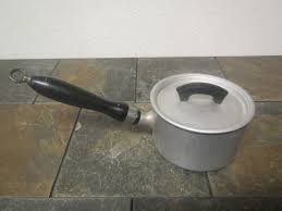 Vintage Wear Ever 701 Aluminum Covered Pan Aluminum Cookware Sauce Pan With Cover And Wood Handle Aluminum Pan Vintage Wear Aluminum Pans Vintage