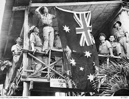 The First Australian Flag To Reach The Philippines Is Draped At Australia House Residence Of War Correspond Happy Australia Day Kittens Vintage War Memorial
