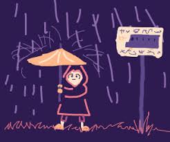 (see the end of the chapter for notes.) chapter text. Waiting For The Bus In The Rain Drawception