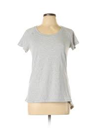 details about calia by carrie underwood women gray short sleeve t shirt l