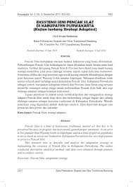 We did not find results for: Pdf Eksistensi Seni Pencak Silat Di Kabupaten Purwakarta Kajian Tentang Strategi Adaptasi