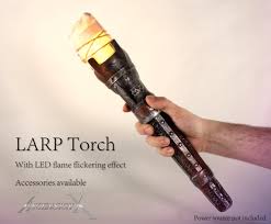 LARP LED Torch Medieval Accessory Costume Sconce Flashlight Lighting Usb  Lantern Decoration Gaming Room 2023 Version