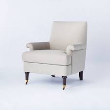› verified 9 days ago. Mercer Rolled Upholstered Armchair With Casters Threshold Designed With Studio Mcgee Target
