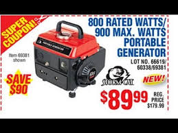 The leader in portable generator parts. Harbor Freight 63cc Red 800 900 Watts Generator Unboxing Setup Review Youtube
