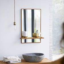 Un choix unique de miroir avec tablette disponible dans notre magasin. 22 Idees Deco De Miroir Avec Rangement Ou Etagere