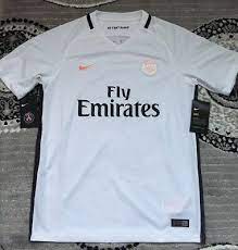 Schnelle lieferung und sichere zahlung. Nike Paris Saint Germain Psg Drittes Third Trikot Weiss Gold Neu Kinder Youth Eur 39 99 Picclick De