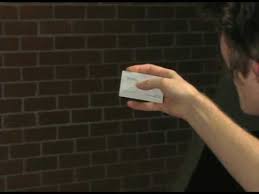 This is also a tutorial on how to make a card d. Make A Business Card Disappear Youtube