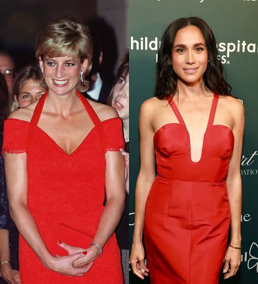 20+ Times Meghan Markle and Princess Diana Wore Nearly Identical Outfits