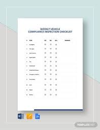 Right click the second checkbox and click format control. 23 Vehicle Checklist Templates In Pdf Ms Word Excel
