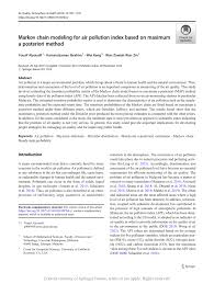 Bank rakyat subang jaya taipan bank statement bank rakyat online bank my kuali api shah alam unhealthy. Markov Chain Modeling For Air Pollution Index Based On Maximum A Posteriori Method Request Pdf