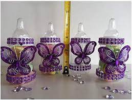 Baby jungle animals, nursery rhymes, nautical (ahoy, tiny sailor!) and classic children's books (library card invitations? Amazon Com 12 Purple Fillable Butterfly Bottles Baby Shower Favors Prizes Girl Decorations Toys Games