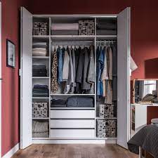 Custom sizes · competitive pricing · request an estimate Vox 4you Bi Fold 4 Door Wardrobe With Built In Shelves And Drawers In White Vox Cuckooland
