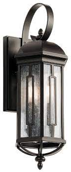 Galemore Three Light Medium Outdoor Wall Mount Olde Bronze Finish Outdoor Light Fixtures Outdoor Lighting Outdoor Walls