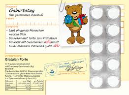 Rezept Geburtstag Traubenzucker Barenbande Geschenke Shop